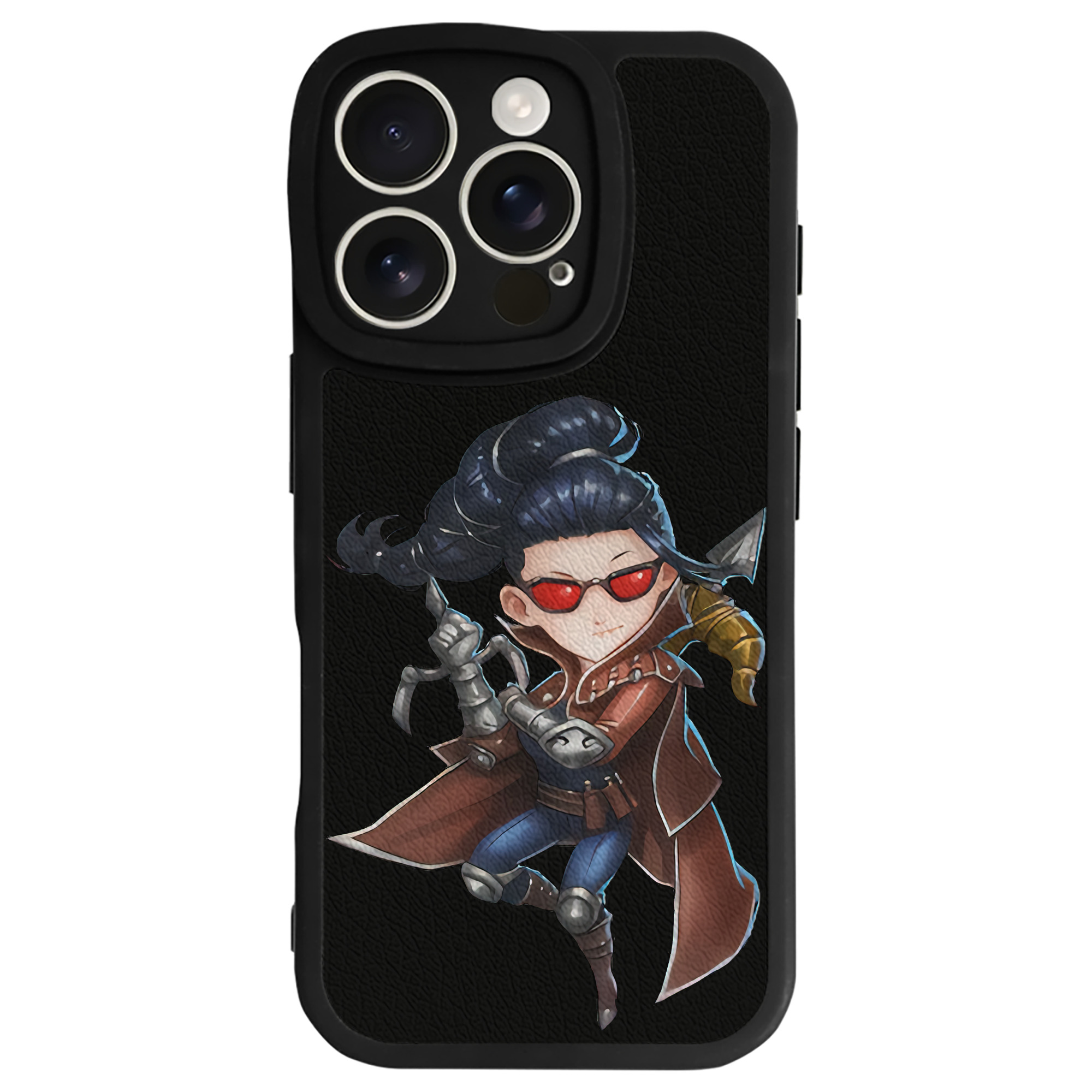 （画像用） リーグ・オブ・レジェンド League of Legends LOL 【iPhone 16シリーズ対応】シリコンスマホケース（レザー調） 材質：シリコン